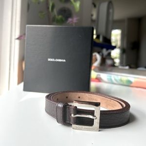 Dolce & Gabbana Leather Belt